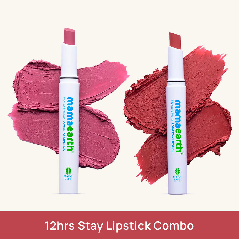 Mamaearth Matte Made in Heaven Lipstick Combo Combo of 2