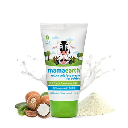 Mamaearth Milky Soft Face Cream With Milk Protein & Murumuru Butter for Babies, 60 gm - Image 5