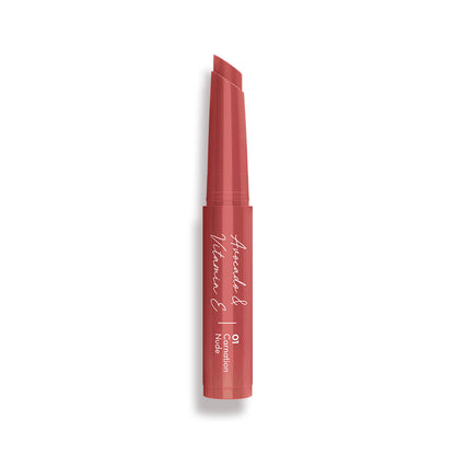Mamaearth Moisture Matte Longstay Mini Lipstick with Avocado Oil & Vitamin E for 12 Hour Long Stay-01 Carnation Nude - 0.7 gm - Image 3