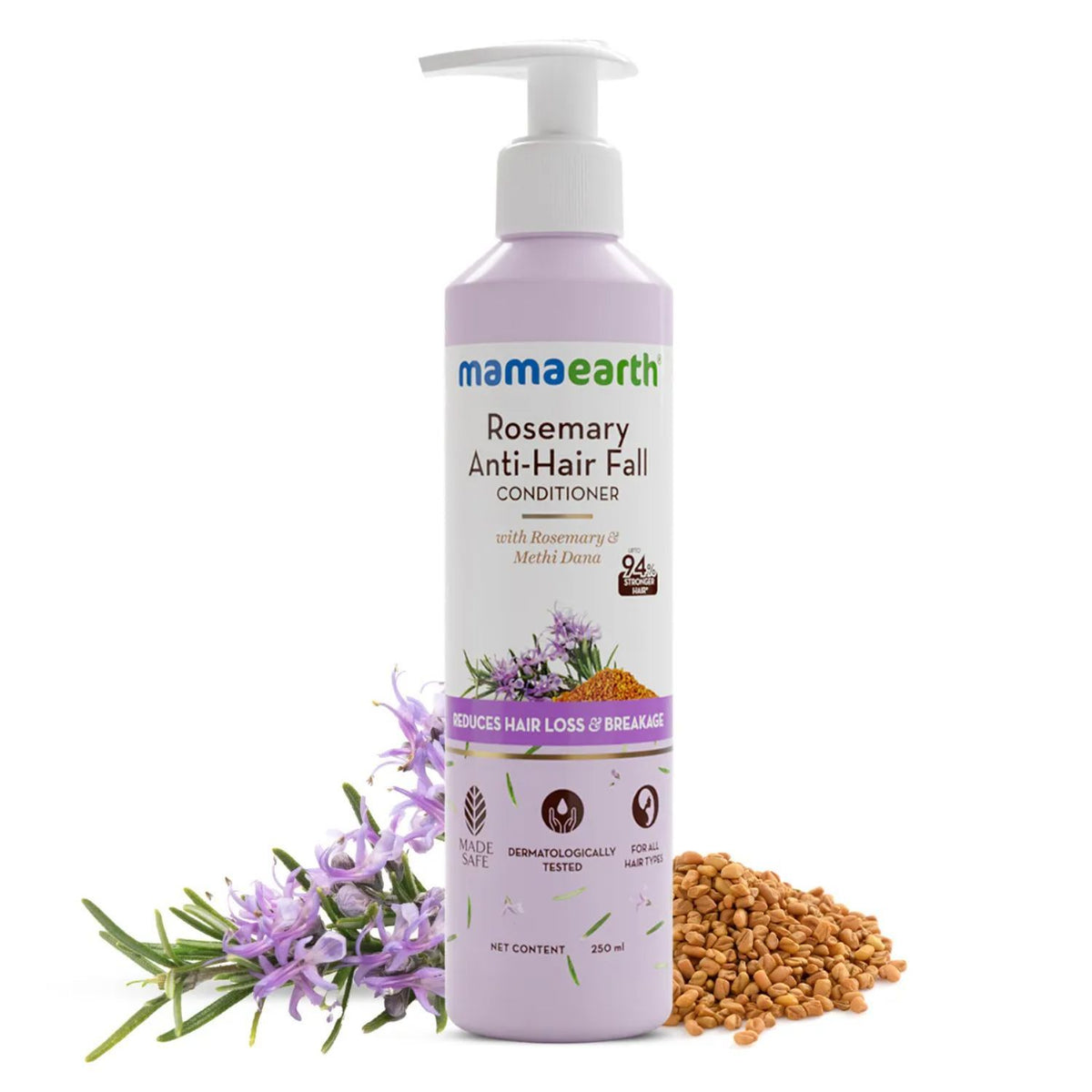 Mamaearth Morning Routine Essentials Kit (Ubtan Facewash + Rosemay Anti- Hair fall Shampoo + Rosemay Anti- Hair fall Conditioner) (100 ml + 250 ml + 250 ml) - Image 3
