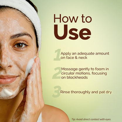 Mamaearth Mung Bean Pore Cleansing Foam Scrub with Mung Bean, AHA & BHA for Normal to Oily Skin - 100 gm India's First Foam Scrub for Deep Pore Cleansing | Enriched with Mung Bean & 1% AHA-BHA - Image 5