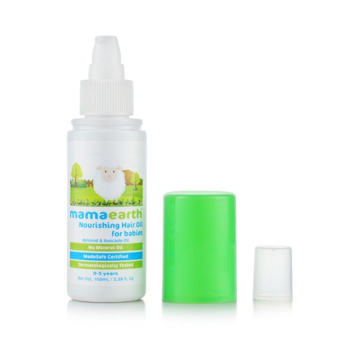 Mamaearth Nourishing Baby Hair Oil, Almond And Avocado (100 ml) - Image 4