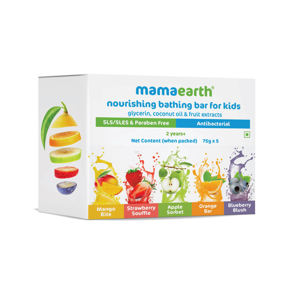 Mamaearth Nourishing Bathing Bar For Kids – 75gx5 - Image 3