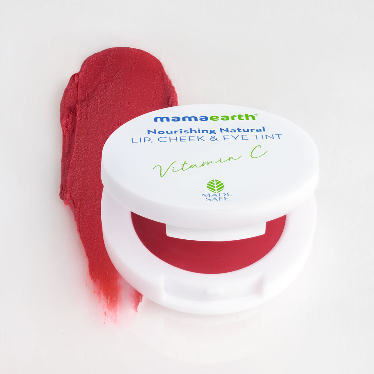 Mamaearth Nourishing Natural Lip Cheek & Eye Tint with Vitamin C & Rose- 03 Rose Pink (4 gm)
