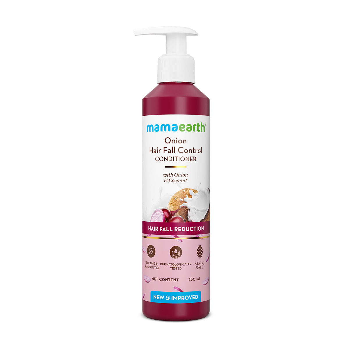 Mamaearth Onion Conditioner for Hair Growth & Hair Fall Control with Coconut Oil (250 ml)