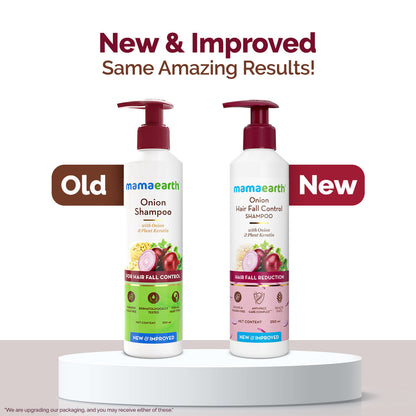 Mamaearth Onion Shampoo with Onion & Plant Keratin for Hair Fall Control - 250 ml - Image 3