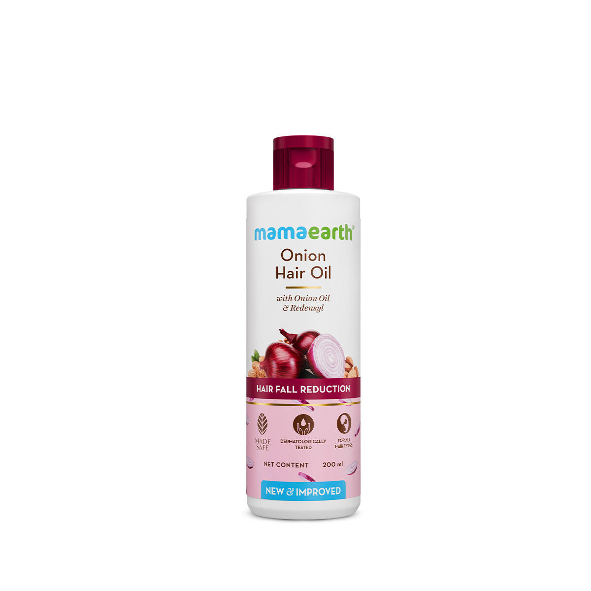 Mamaearth Onion Hair Oil with Onion & Redensyl for Hair Fall Control - 200 ml