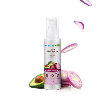 Mamaearth Onion Hair Serum with Onion and Biotin for Strong, Frizz-Free Hair - 100 ml - Image 3
