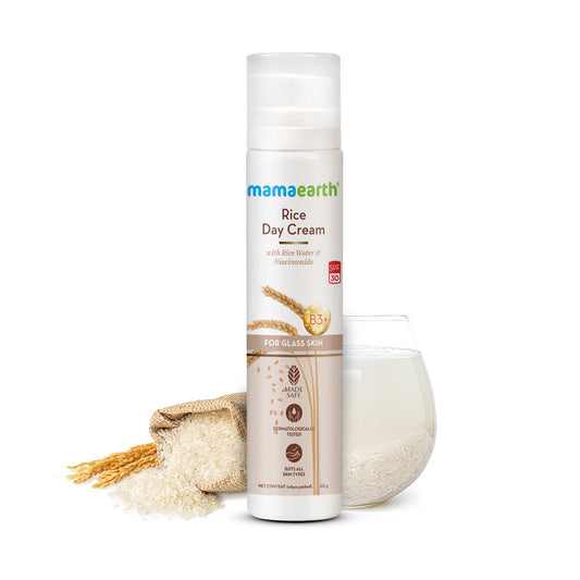 Mamaearth Rice Day Cream With Rice Water & Niacinamide for Glass Skin - 50 gm - Image 2