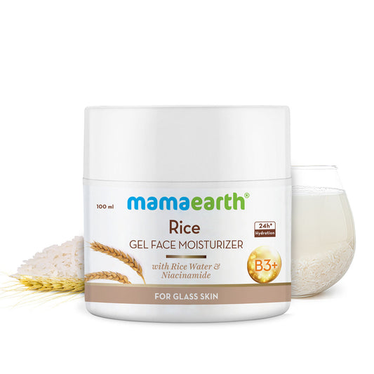 Mamaearth Rice Gel Face Moisturizer With Rice Water & Niacinamide for Glass Skin (100 ml) - Image 2