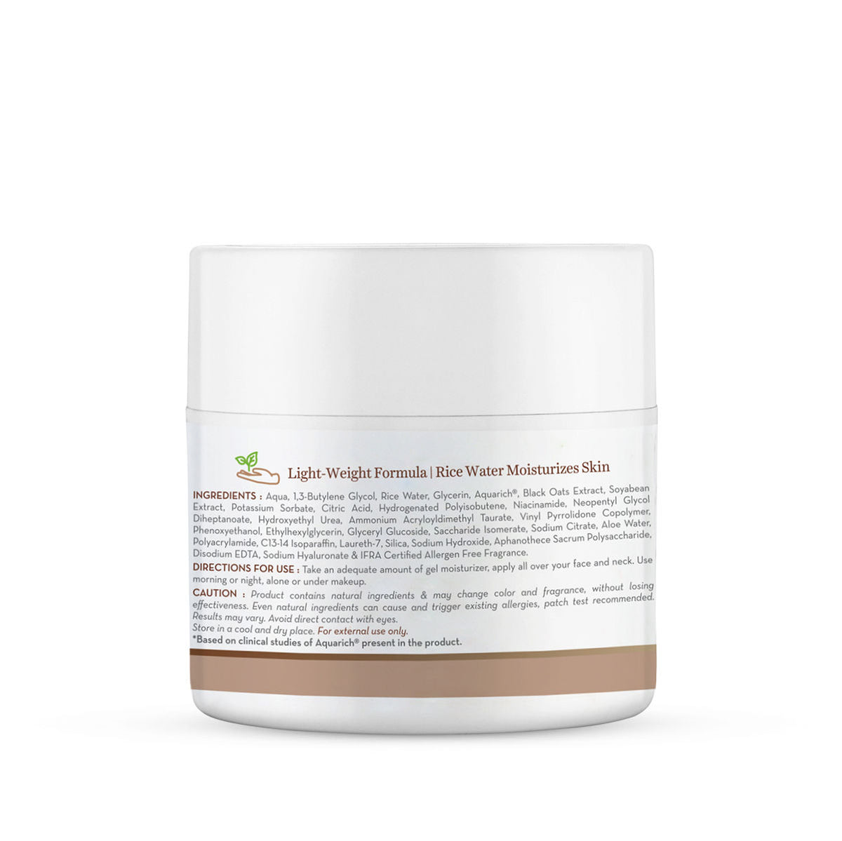 Mamaearth Rice Gel Face Moisturizer With Rice Water & Niacinamide for Glass Skin (100 ml) - Image 3