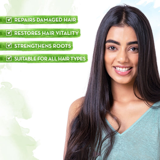 Mamaearth Rice Hair Oil with Rice Bran & Coconut Oil For Damaged, Dry and Frizzy Hair (150 ml) - Image 2