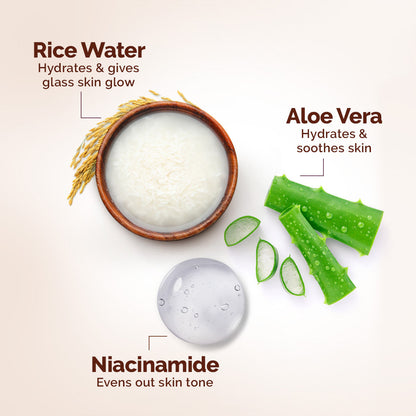 Mamaearth Rice Oil-Free Face Moisturizer , for Oily Skin, With Rice Water & Niacinamide for Glass Skin - 50 gm - Image 5