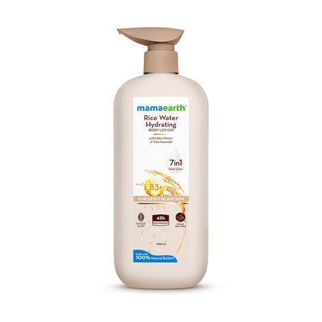 Mamaearth Rice Water Hydrating Body Lotion 400 ml