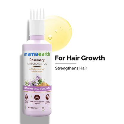 Mamaearth Rosemary & Lemon Combo : Rosemary Oil (150 ml) + Lemon Anti-Dandruff Shampo (250 ml) +Rosemary Conditioner (250 ml) - Image 3