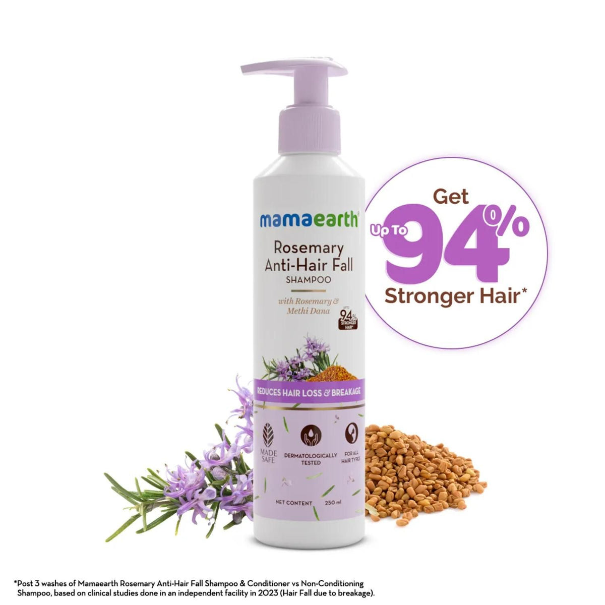 Mamaearth Rosemary & Lemon Combo : Rosemary Oil (150 ml) + Lemon Anti-Dandruff Shampo (250 ml) +Rosemary Conditioner (250 ml) - Image 4