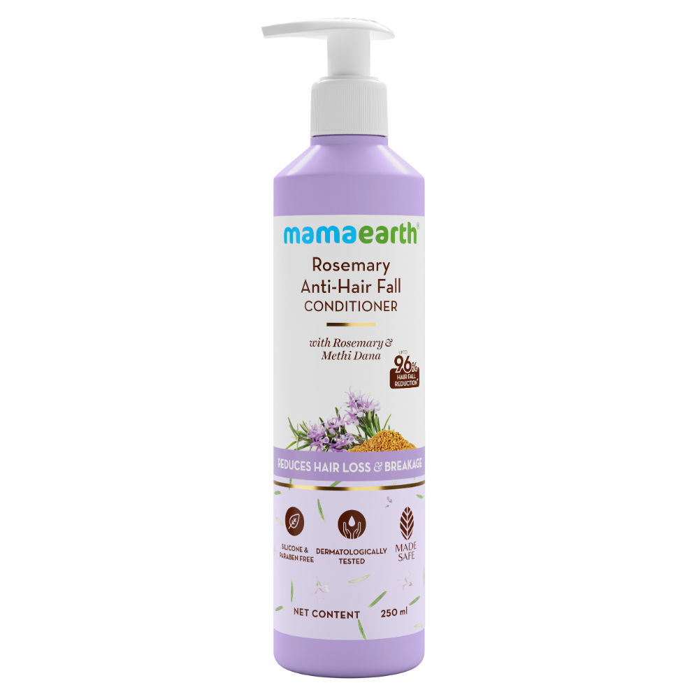 Mamaearth Rosemary Anti-Hair Fall Conditioner with Rosemary & Methi Dana for Reducing Hair Loss & Breakage - 250 ml