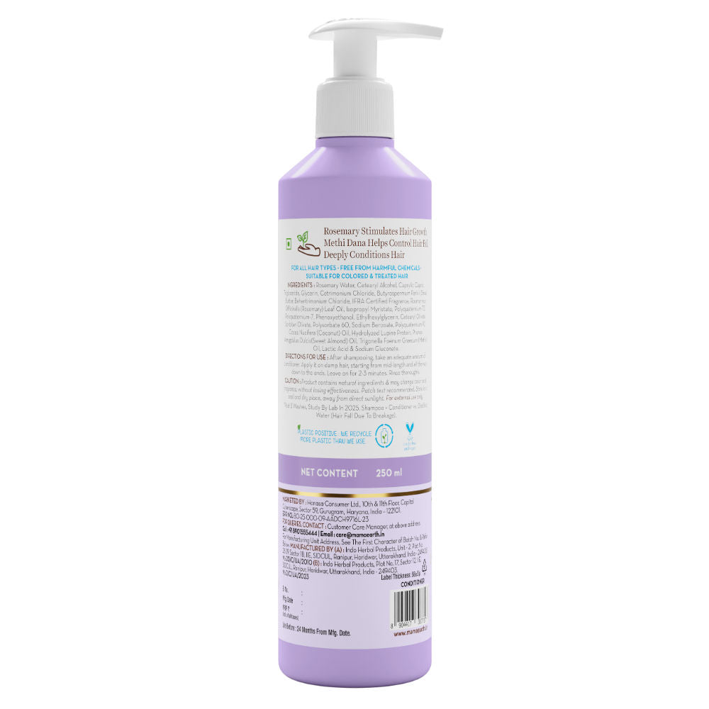 Mamaearth Rosemary Anti-Hair Fall Conditioner with Rosemary & Methi Dana for Reducing Hair Loss & Breakage - 250 ml - Image 2