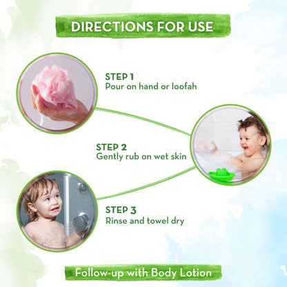 Mamaearth Super Strawberry Body Wash for Kids with Strawberry & Oat Protein – 300 ml - Image 5