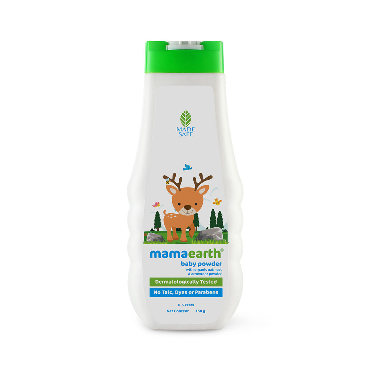 Mamaearth Dusting Powder with Oatmeal & Corn Starch for Babies, 150 gm