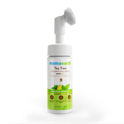 Mamaearth Tea Tree Foaming Face Wash with Tea Tree & Salicylic Acid for Acne & Pimples a€“ 150 ml