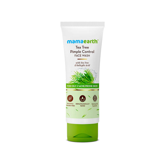 Mamaearth Tea Tree Natural Face Wash For Acne & Pimples Wash (100 ml)