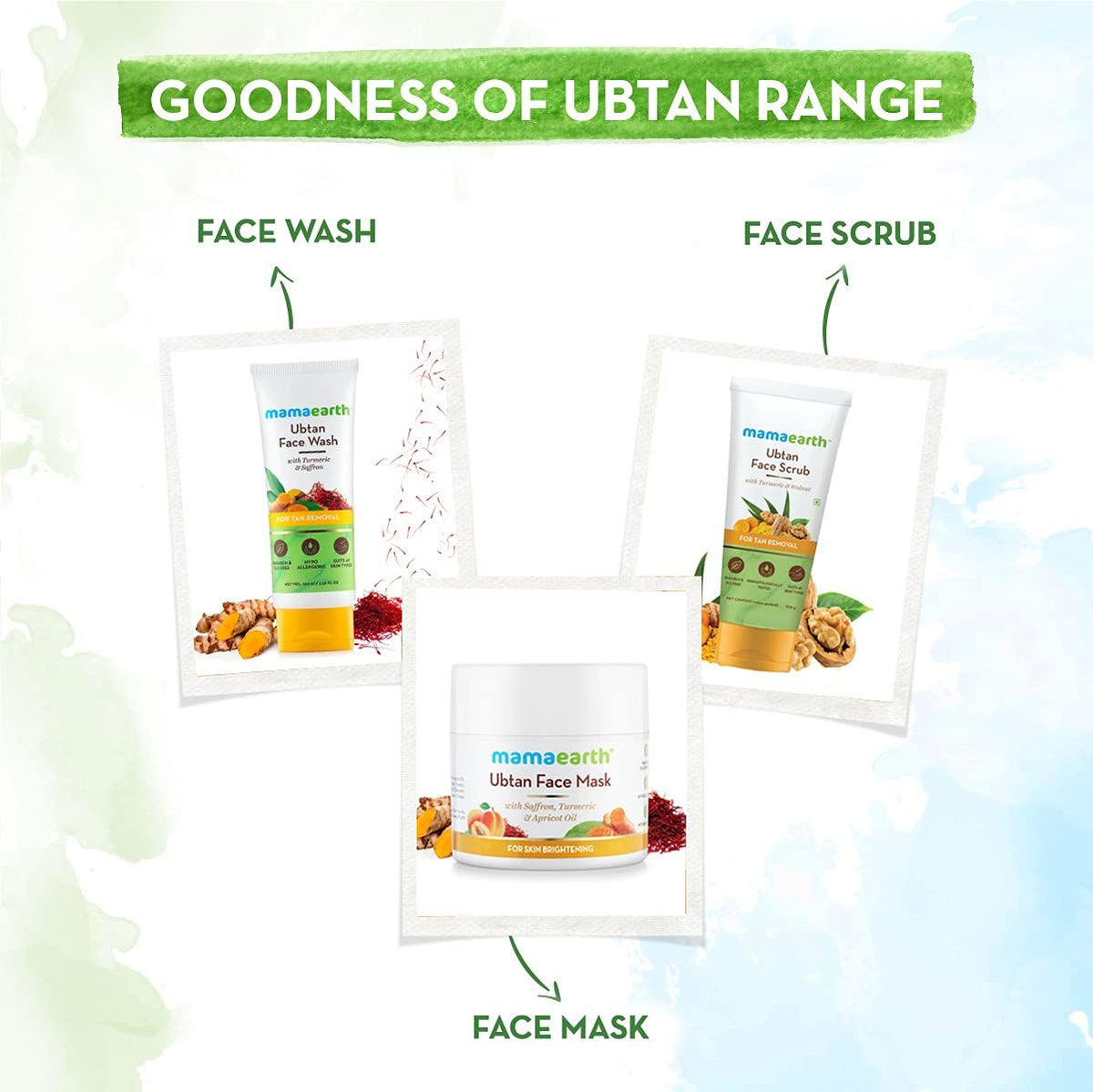 Mamaearth Ubtan Day Cream with SPF 30, with Turmeric & Saffron for Skin Brightening a€“ 50 gm - Image 4
