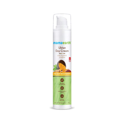 Mamaearth Ubtan Day Cream with SPF 30, with Turmeric & Saffron for Skin Brightening a€“ 50 gm - Image 5