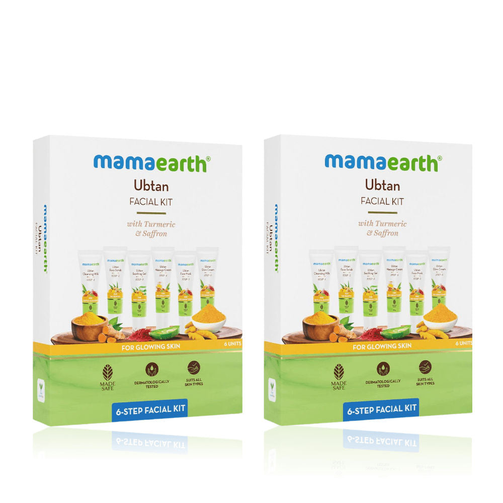 Mamaearth Ubtan Facial Kit with Turmeric & Saffron for Glowing Skin - 60 gm - Image 3