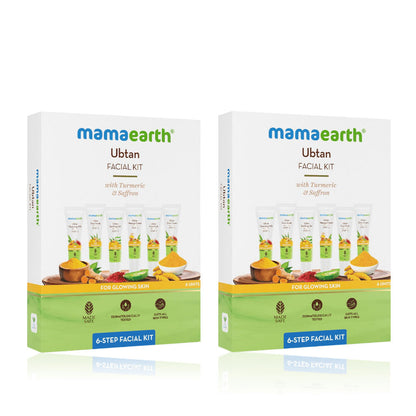 Mamaearth Ubtan Facial Kit with Turmeric & Saffron for Glowing Skin - 60 gm - Image 3