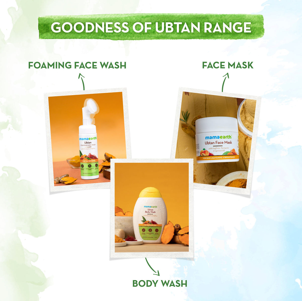 Mamaearth Ubtan Foaming Face Wash with Turmeric and Saffron for Tan Removal - 150 ml - Image 5
