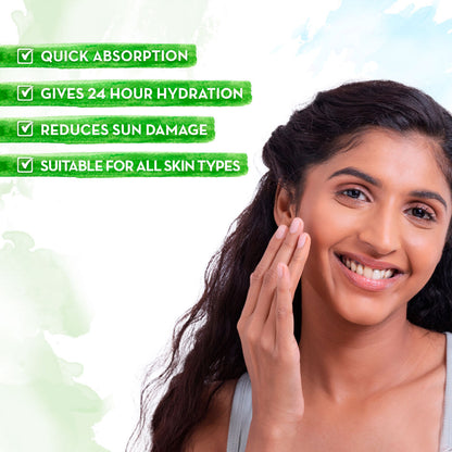 Mamaearth Ubtan Ultra Light Gel Oil-Free Moisturizer with Turmeric and Saffron for Deep Hydration - 200 ml - Image 3