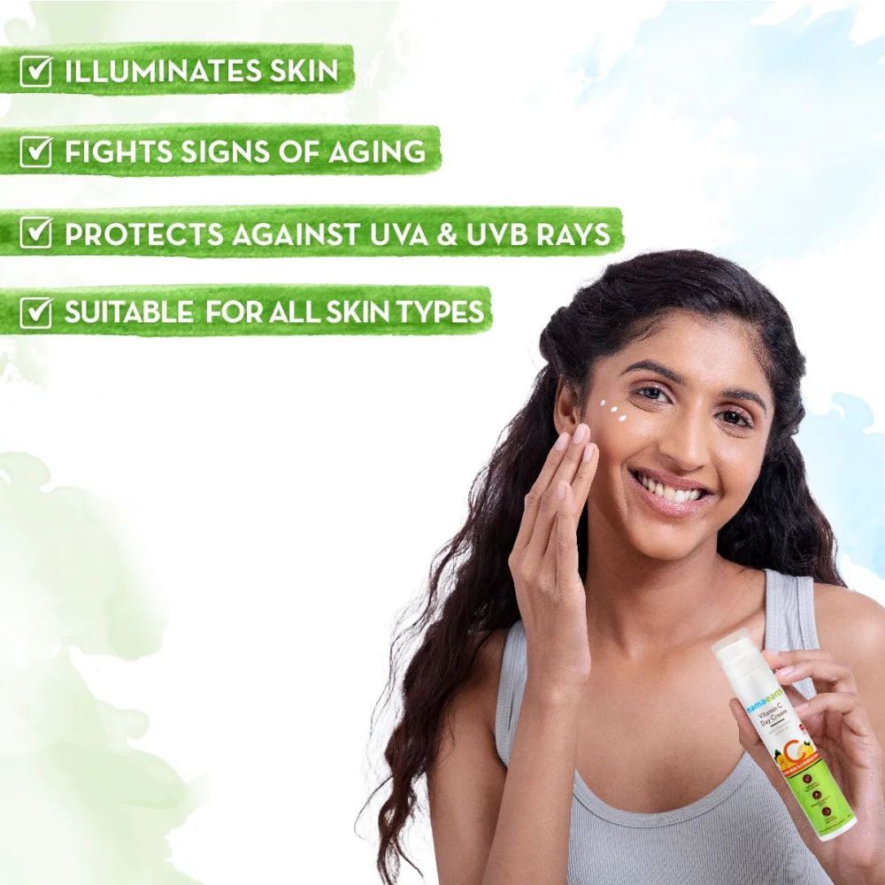 Mamaearth Vitamin C Day Cream For Face, With Vitamin C & Spf 20, For Skin Illumination (50 gm) - Image 3