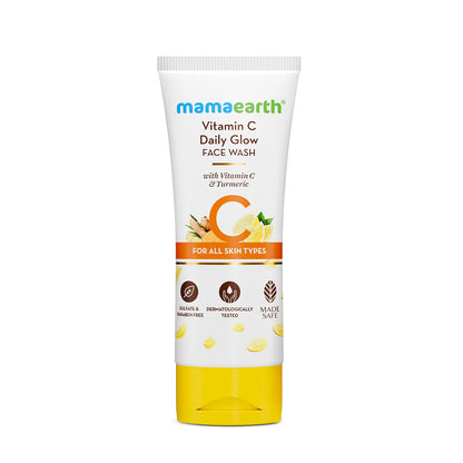 Mamaearth Vitamin C Face Wash With Vitamin C And Turmeric For All Skin Types (100 ml)