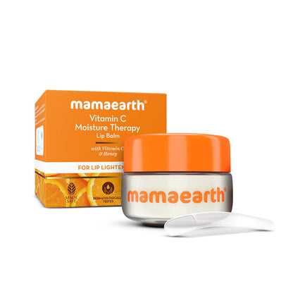Mamaearth Vitamin C Moisture Therapy Lip Balm SPF 50 for Dry & Chapped Lips 15 gm - Image 2