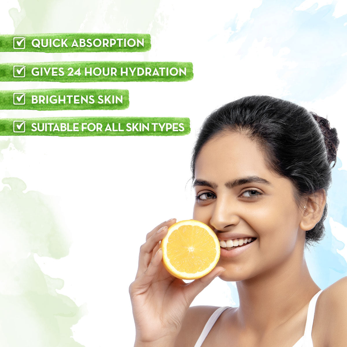 Mamaearth Vitamin C Ultra Light Gel Oil-Free Moisturizer with Vitamin C and Aloe Vera Water for Glowing Hydration - 200 ml - Image 2