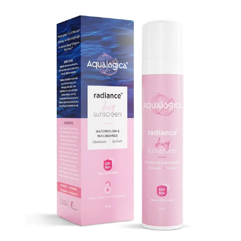 Mamaearth x Aqualogica glowing skin kit ( Mamaearth ubtan face wash (100 ml) + Mamaearth aloe vera gel (300 ml)+ Aqualogica watermelon niacinamide sunscreen (50 gm)) - Image 4