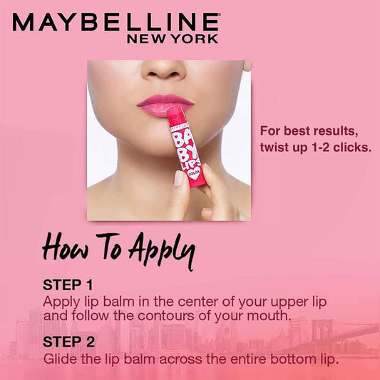 Maybelline Baby Lips Color Lip Balm with SPF 11 Up To 24H Moisture - Berry Crush – 4 gm - image 2