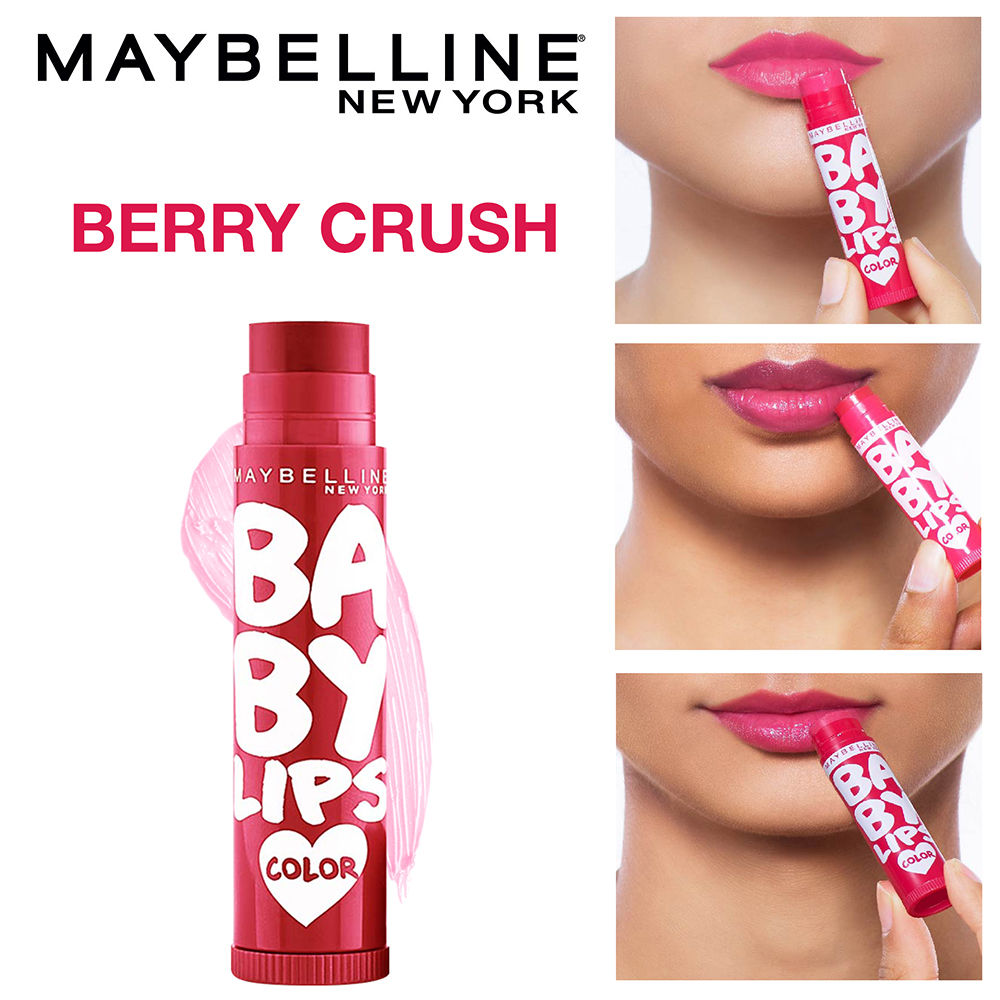 Maybelline Baby Lips Color Lip Balm with SPF 11 Up To 24H Moisture - Berry Crush – 4 gm - image 4