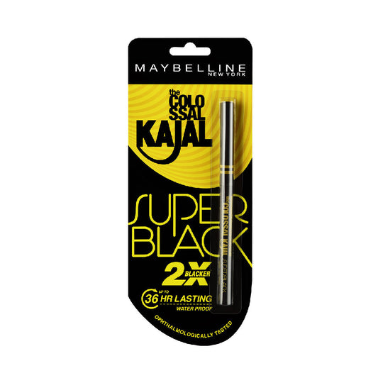 Maybelline Colossal Kajal Super Black, 2X Darker & 2X Colossal, Matte Finish Kajal – 0.35 gm - image 2