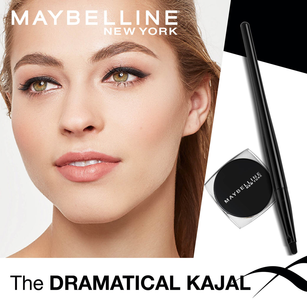 Maybelline Lasting Drama Gel Eyeliner, Waterproof Eyeliner -01 Black 2.5 gm - image 4