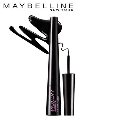 Maybelline Hyper Glossy Liquid Liner, Intense Black Smudge Proof & Waterproof - Black – 3 gm - Maybelline