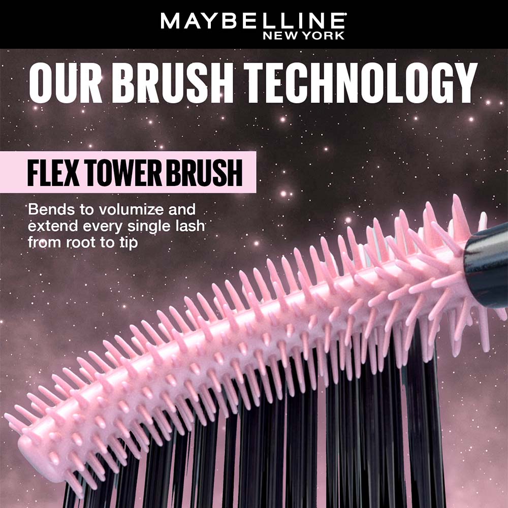 Maybelline Lash Sensational Sky High Easy Wash Mascara, Cosmic Black – Lengthening & Volumizing Mascara, 6 ml - image 4
