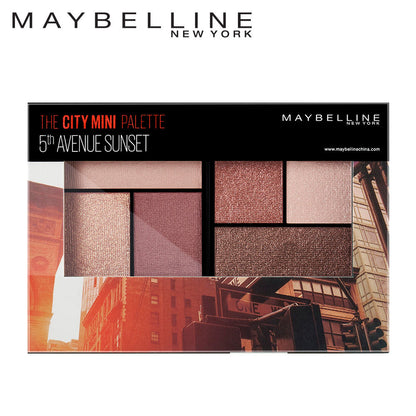 Maybelline Eyeshadow Palette, 6 Highly Blendable Shades, Sheer Finish, City Mini Palette, 5th Avenue Sunset, 6.1 gm - image 5