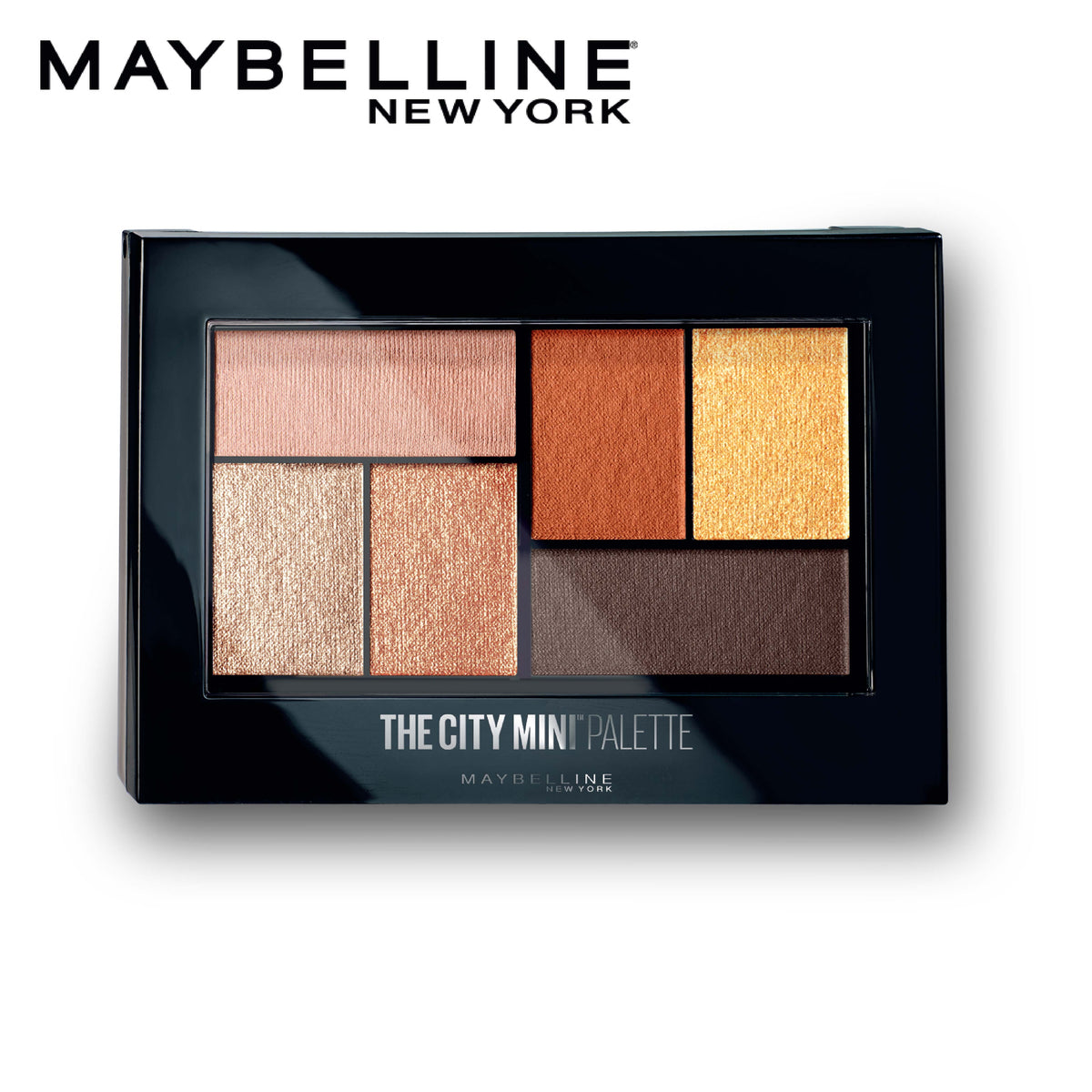 Maybelline New City Mini Eyeshadow Palette, Shimmery and Metallic Finish - Brooklyn Orange 6.1 ml - image 2
