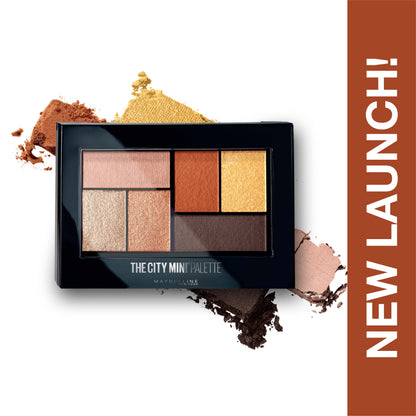 Maybelline New City Mini Eyeshadow Palette, Shimmery and Metallic Finish - Brooklyn Orange 6.1 ml - image 3