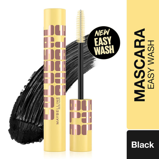 Maybelline Colossal Bubble Volumizing Mascara Easy wash –Black - Volumizing, washable & lightweight - 10 ml - Maybelline