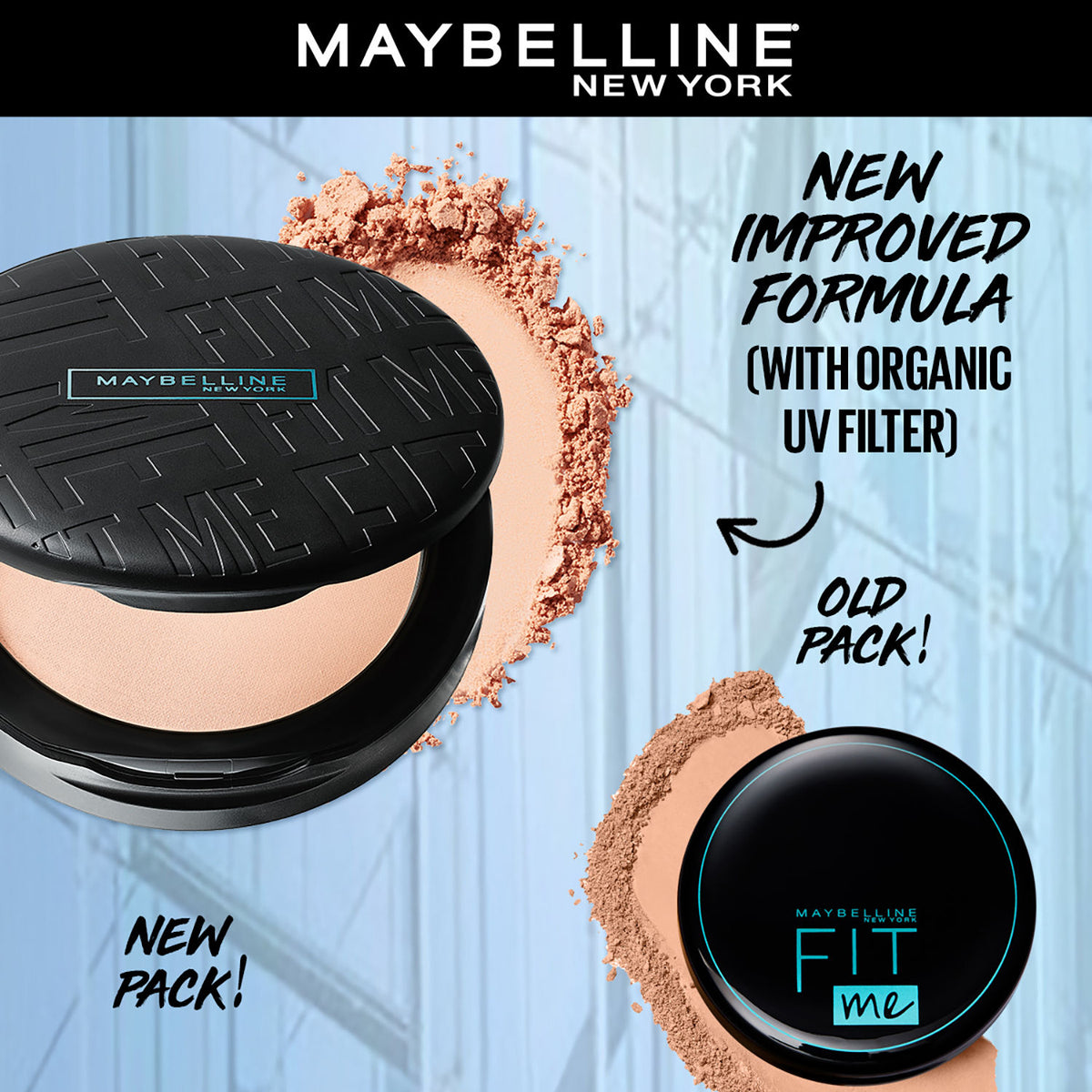 Maybelline Fit Me 16Hr Oil Control Matte Compact, 128 Warm Nude, 6 gm - image 2