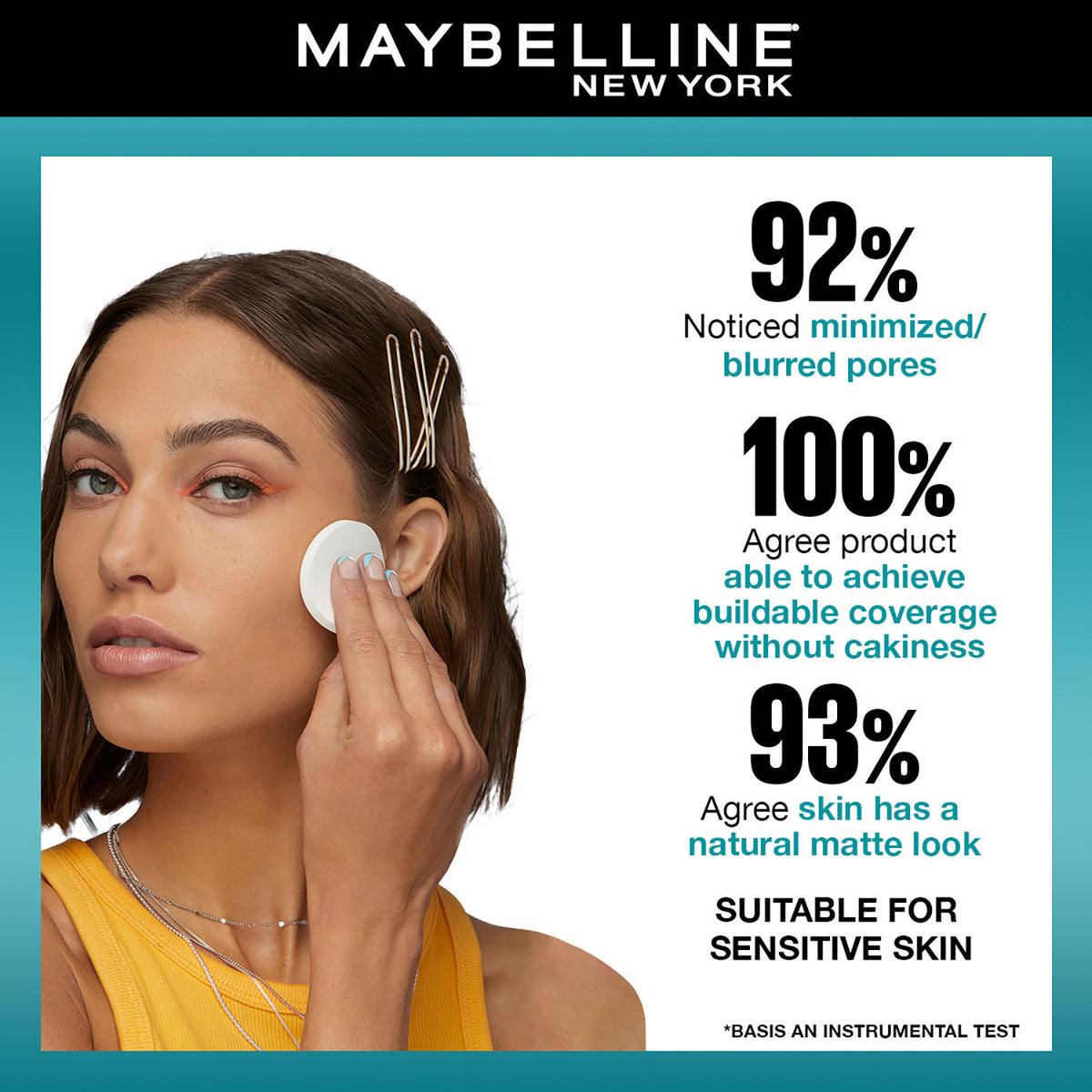 Maybelline Fit Me 16Hr Oil Control Matte Compact, 128 Warm Nude, 6 gm - image 5