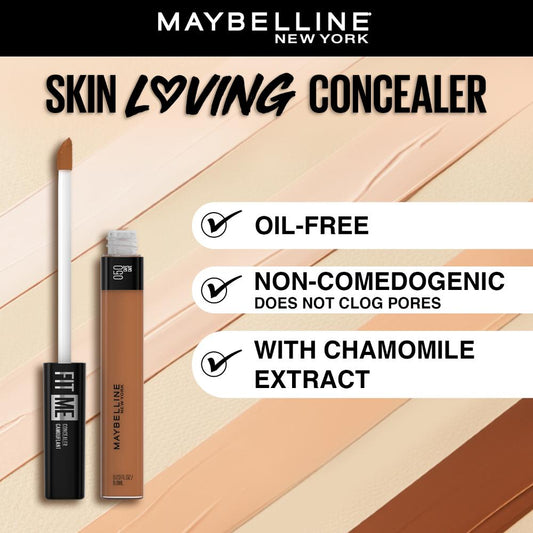 Maybelline Full Coverage Concealer, Matte & Poreless Ultra Blendable, Fit Me, 50 Cafe - 6.8 ml - image 2